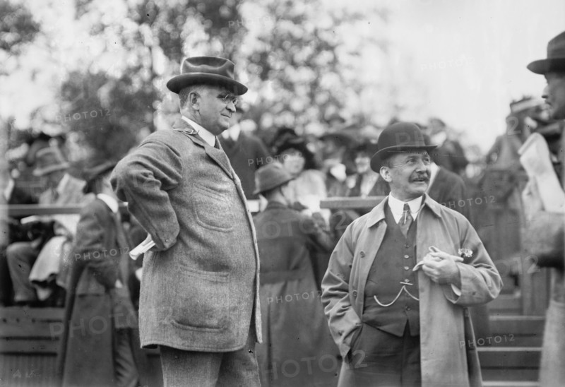 Aug. Belmont & Paul Cravath, (1912?). Creator: Bain News Service.