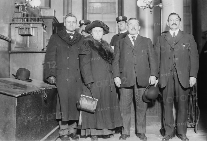 B.G. Lewis, Dr. Kath. Davis, Dr. J.A. Campbell, Warden P.A. Mallon, between c1910 and c1915. Creator: Bain News Service.