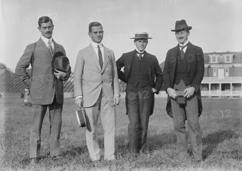 Germans at Princeton -- Weitzer - Lt. Reichenau - Dr. Bemer [i.e., Berner] - Carl Diem, between c191 Creator: Bain News Service.