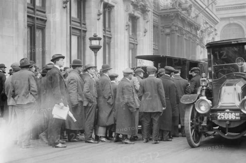Taxi Strike, between c1910 and c1915. Creator: Bain News Service.