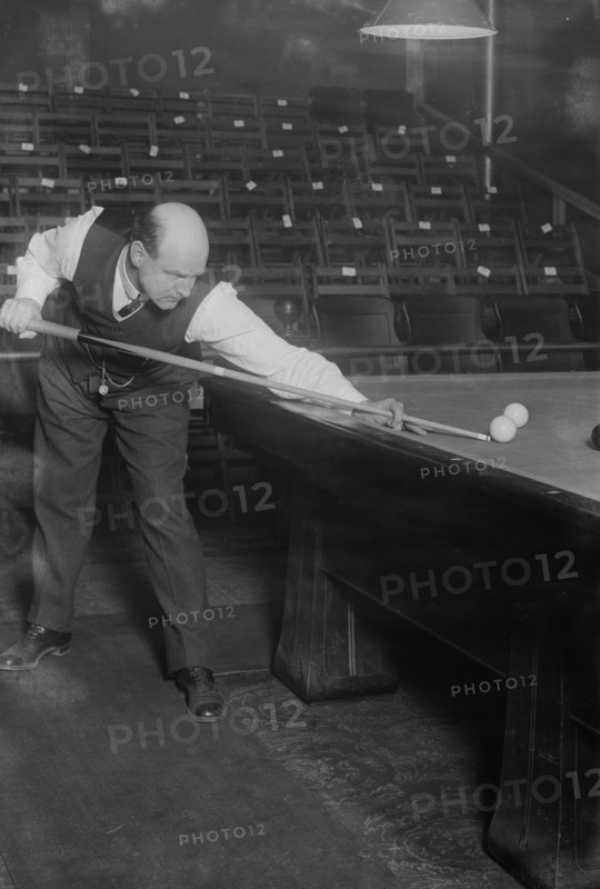 Morris Brown -- playing pool, between c1910 and c1915. Creator: Bain News Service.