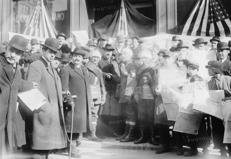 N.Y. -- Frisco walkers, between c1910 and c1915. Creator: Bain News Service.