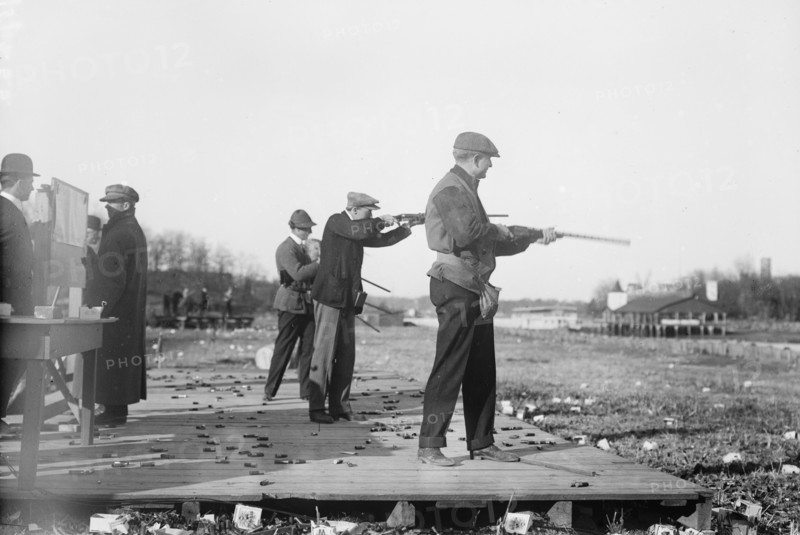 Travers Island - National Championship [guns], between c1910 and c1915. Creator: Bain News Service.