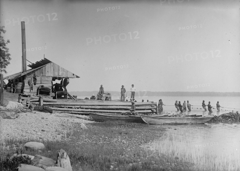 Shad fishing, between c1910 and c1915. Creator: Bain News Service.