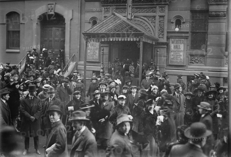 Garment workers, Webster Hall, between c1915 and c1920. Creator: Bain News Service.