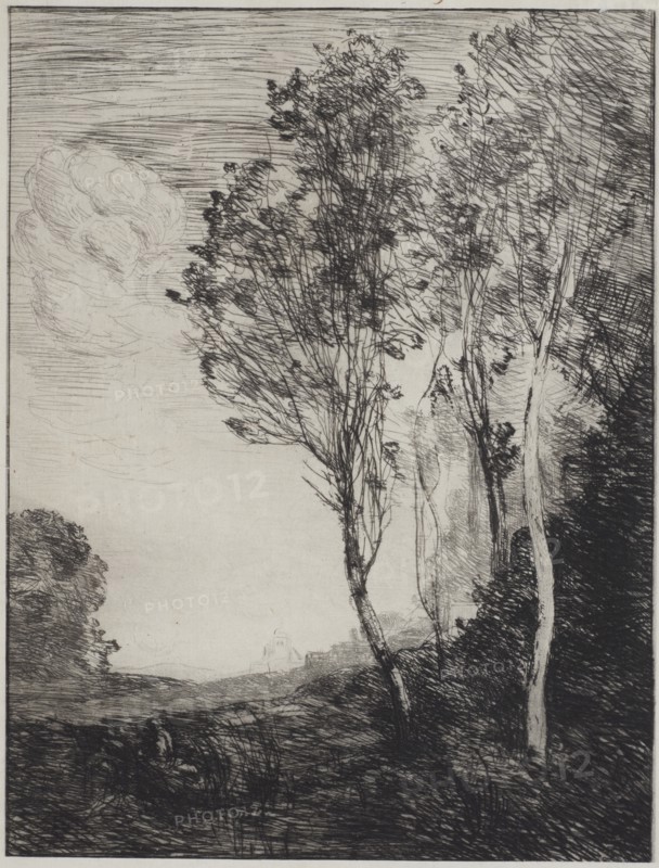 Remembrance of Italy (Souvenir d'Italie), 1866. Creator: Jean-Baptiste-Camille Corot.