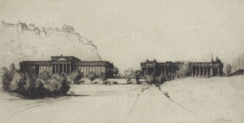 Royal Scottish Academy, 1916. Creator: David Young Cameron.