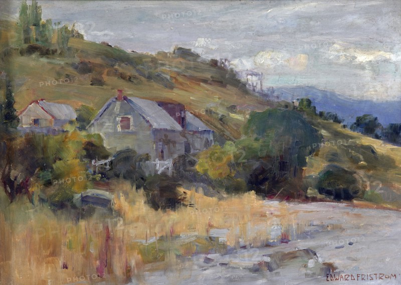 Homestead, Lake Wakatipu, Queenstown, No.1,  c1905. Creator: Clas Edvard Fristrom.