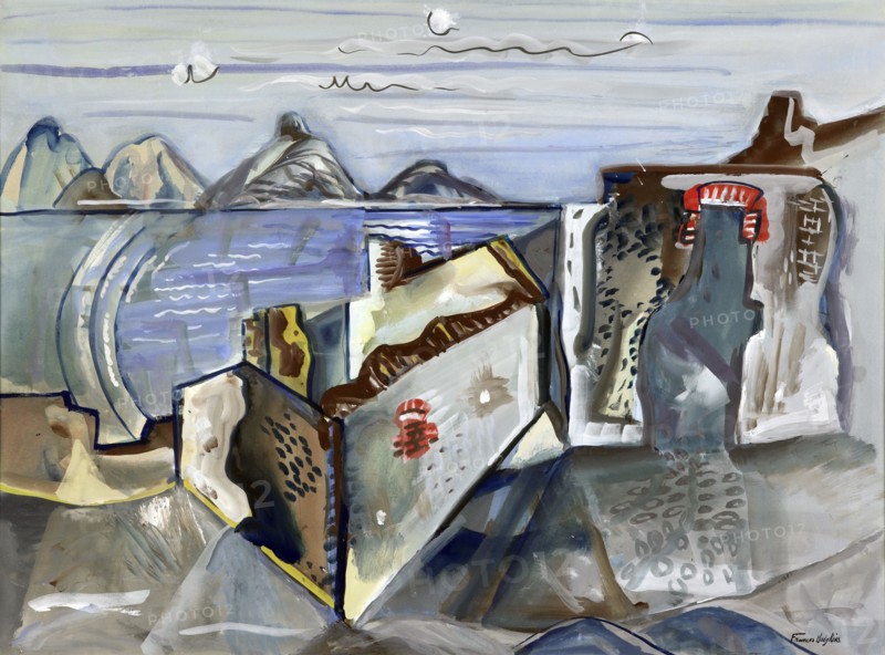 Ruins, 1937. Creator: Frances Hodgkins.