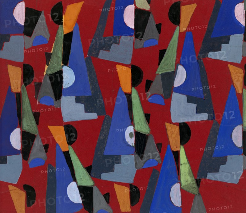 Untitled (Textile design no VIII),  c1925. Creator: Frances Hodgkins.