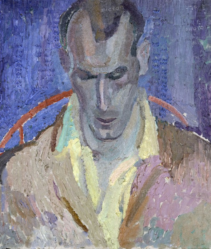 Portrait of Arthur Lett-Haines, 1920. Creator: Frances Hodgkins.