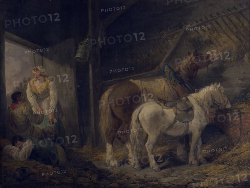 A carrier's stable, 1791. Creator: George Morland.