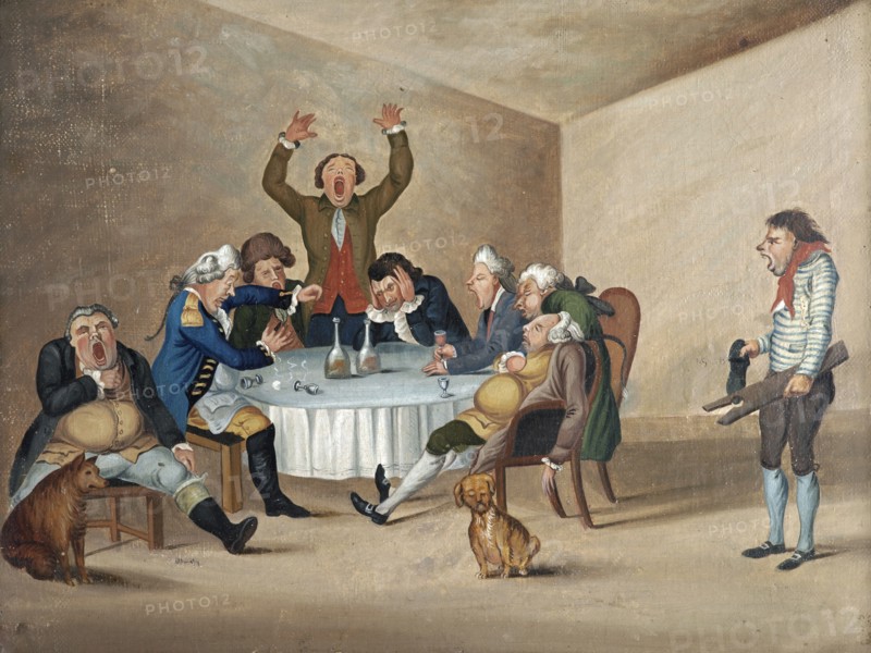A long story, (1784?). Creator: Henry William Bunbury.