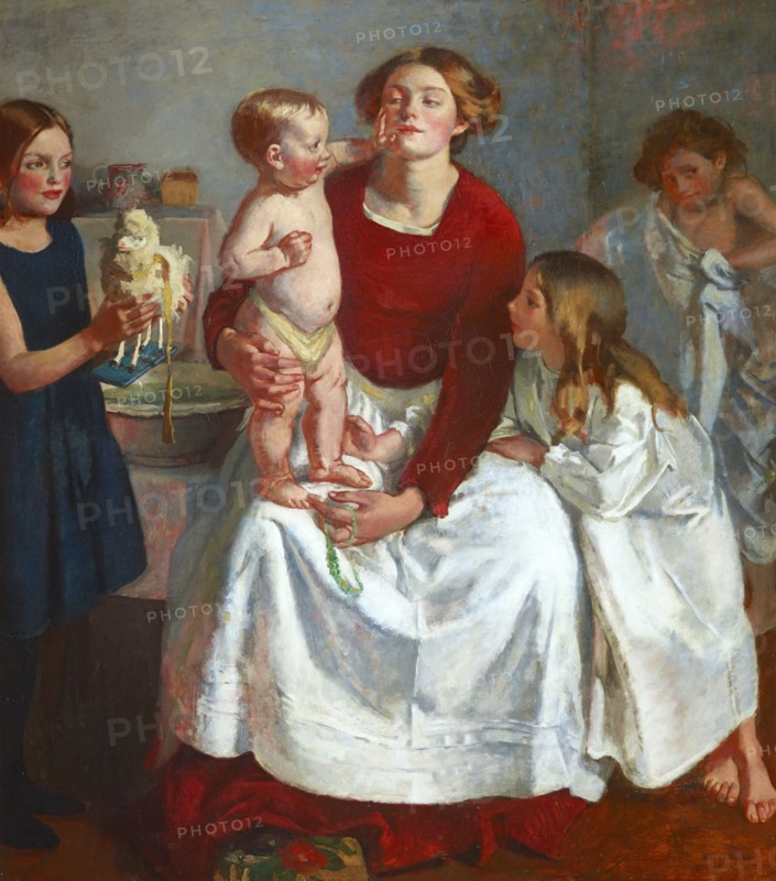 After the bath,  1910-1911. Creator: Henry Tonks.