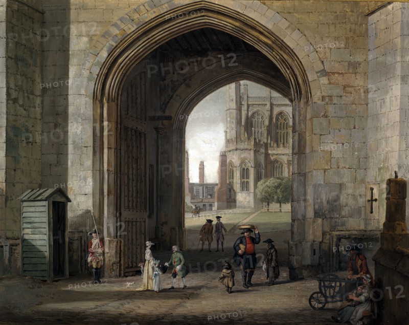 The Tower Gate at Windsor Castle 1767, 1767. Creator: Paul Sandby.