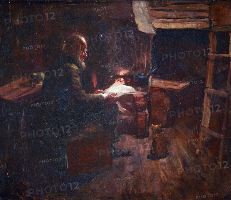 The hermit of Wellington harbour,  1904-1912. Creator: Petrus van der Velden.