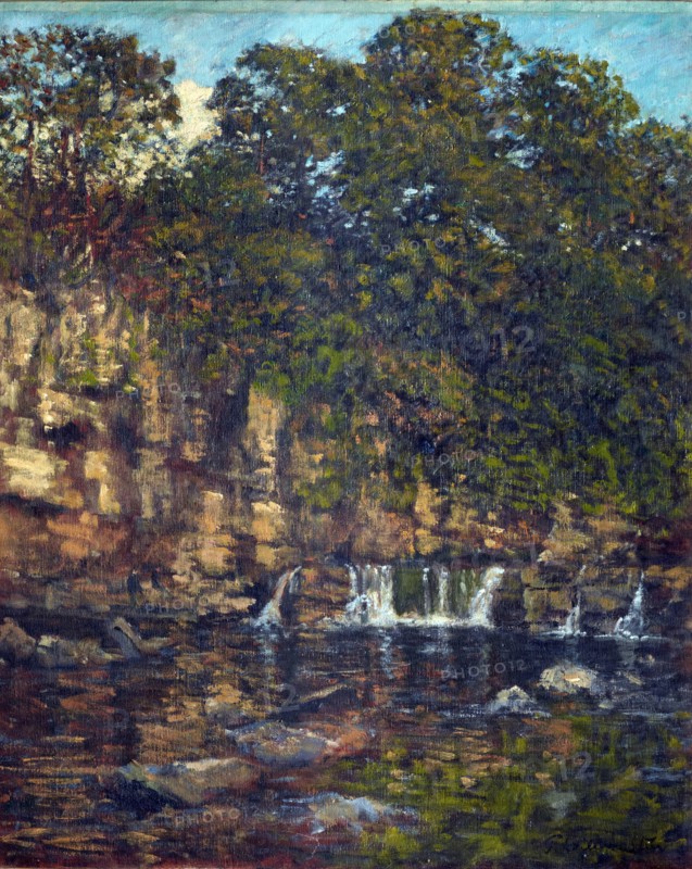 The waterfall, 1896. Creator: Philip Wilson Steer.