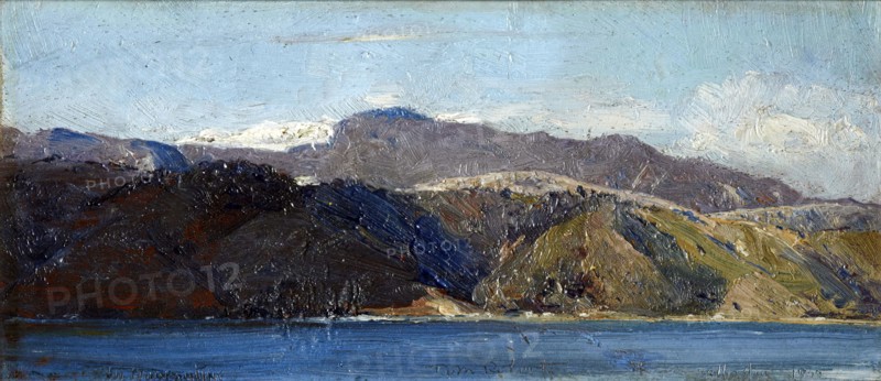 In Quarantine, Wellington, 1900. Creator: Thomas William Roberts.