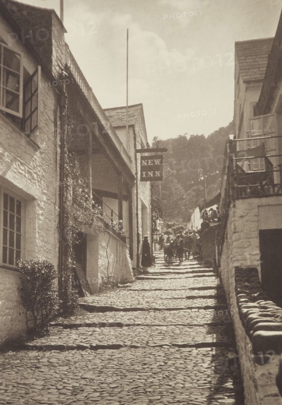 The New Inn, Clovelly. From the album: Photograph album - England, 1920s. Creator: Harry Moult.