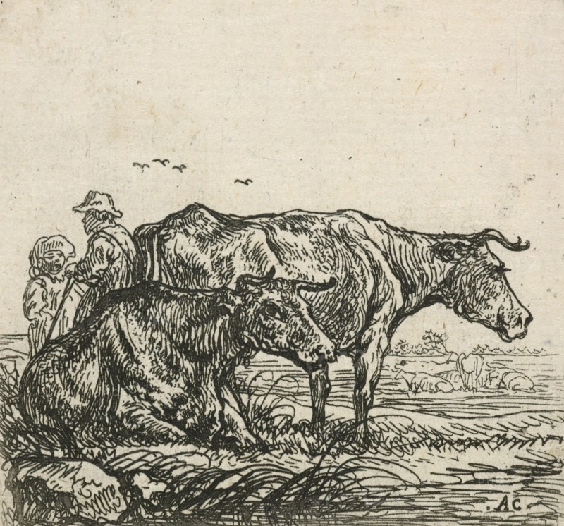 Cows,  1640-1665. Creator: Aelbert Cuyp.
