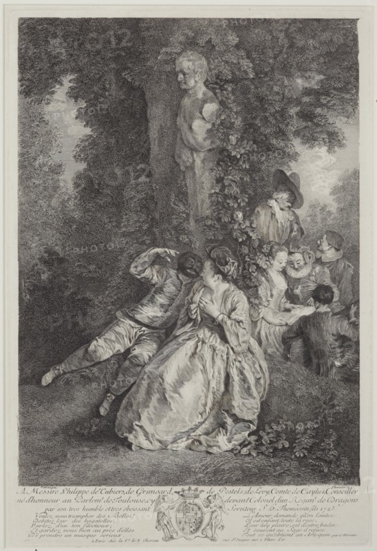 Voulez-vous triompher des belles?..., 1725. Creator: Simon Henri Thomassin.