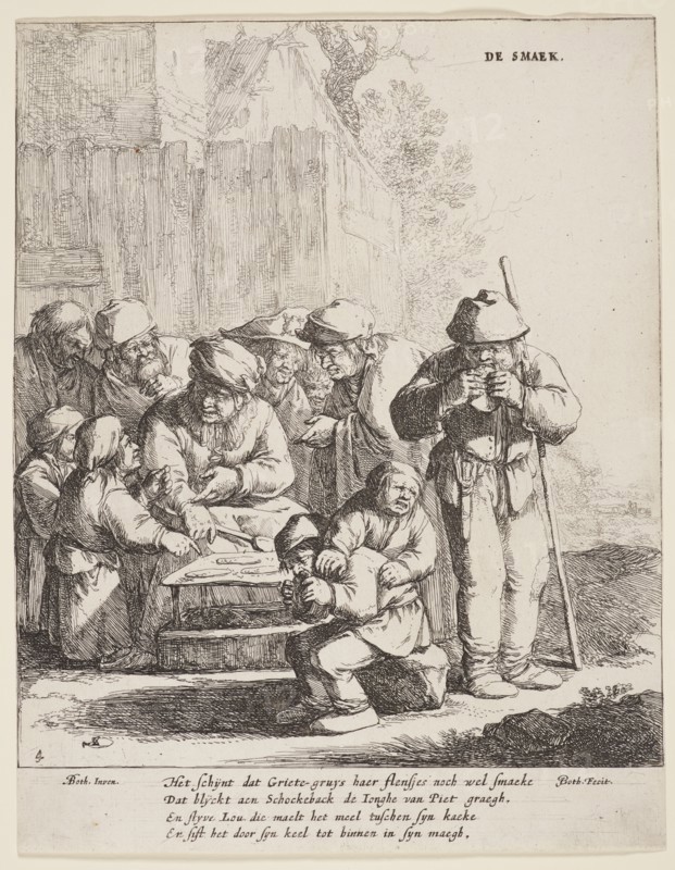 The five senses (taste),  1642-1650. Creator: Jan Dirksz Both.