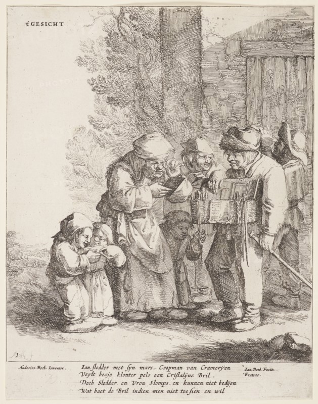 The five senses (sight),  1642-1650. Creator: Jan Dirksz Both.