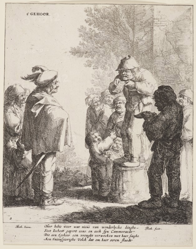 The five senses (sound),  1642-1650. Creator: Jan Dirksz Both.