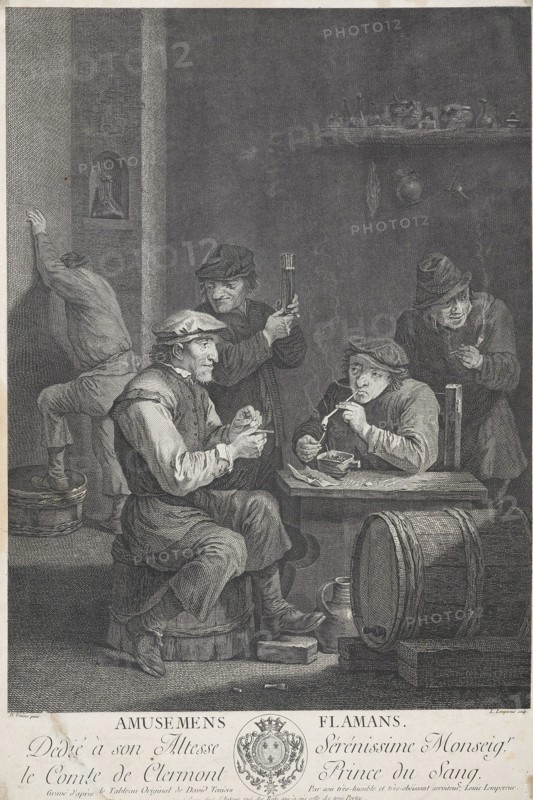 Amusemens Flamans (Flemish Amusements),  c.1750-1770. Creator: Louis-Simon Lempereur.