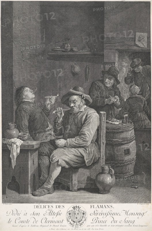 Délices des Flamans (Flemish delights),  1748-1807. Creator: Louis-Simon Lempereur.