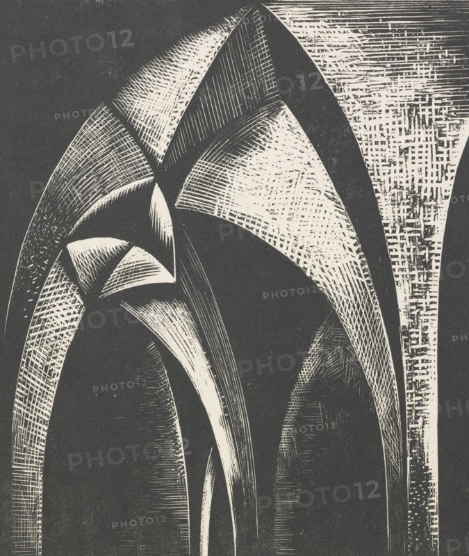 Design of arches, 1926. Creator: Paul Nash.