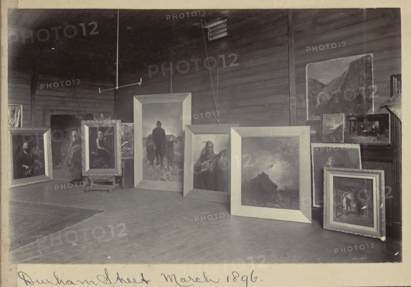 Petrus van der Velden studio, Auckland, c.1896. Creator: Unknown.