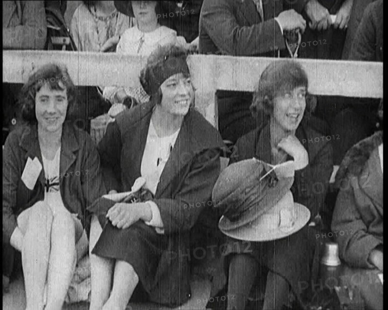 Female British Athletes Sitting at the Women's World Games, 1922. Creator: British Pathe Ltd.