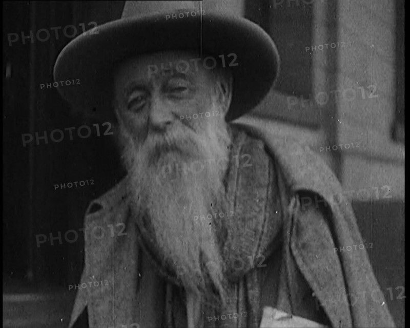The Author Alfred Aloysius Horn Looking Rather Eccentric with a Long White Beard..., 1929. Creator: British Pathe Ltd.