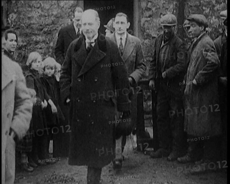 Prince Edward, Prince of Wales Leaving a Working Class Home in the North of England, 1929. Creator: British Pathe Ltd.