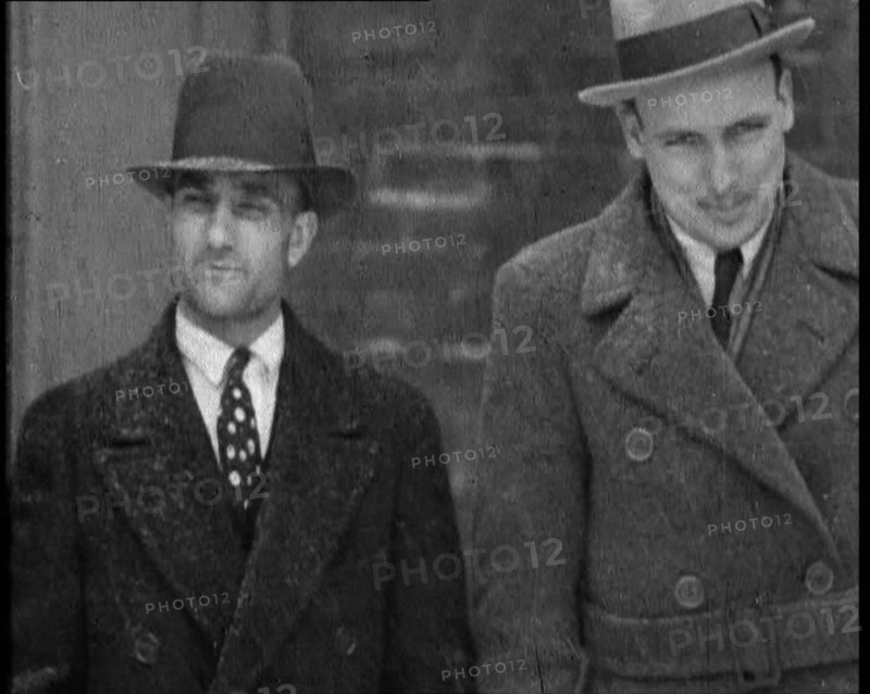 Male American Civilians Dressed in a Gangster Fashion, 1930. Creator: British Pathe Ltd.
