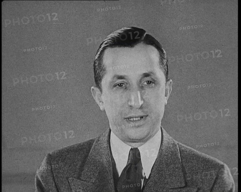 Attorney General of New Jersey David Theodore Wilentz Making a Statement During the Lind..., 1930s. Creator: British Pathe Ltd.