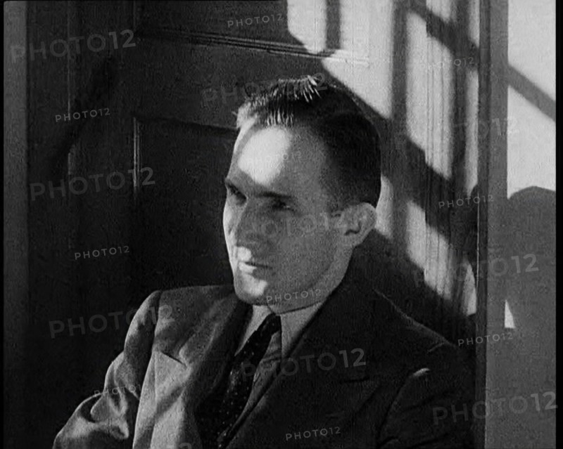 Bruno Richard Hauptmann Leaving the Courtroom After the Verdict in the Lindbergh's..., 1930s. Creator: British Pathe Ltd.