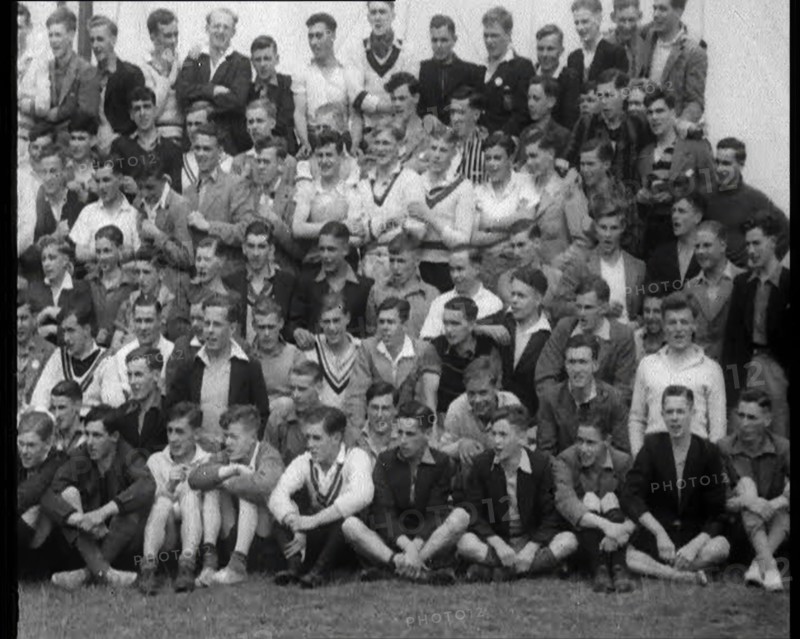 Group of People Singing, 1933. Creator: British Pathe Ltd.