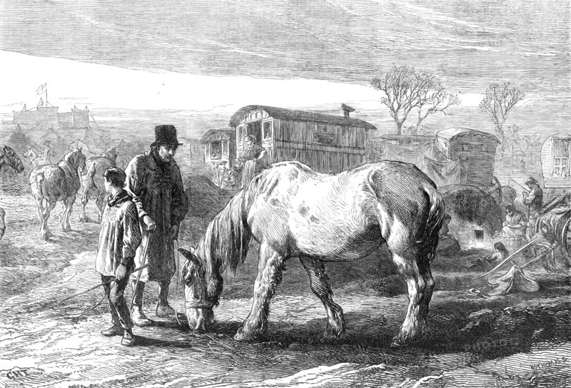 The Last Lot, by G. H. Thomas, general exhibition of water-colour drawings, Dudley Gallery, 1868.  Creator: W Thomas.