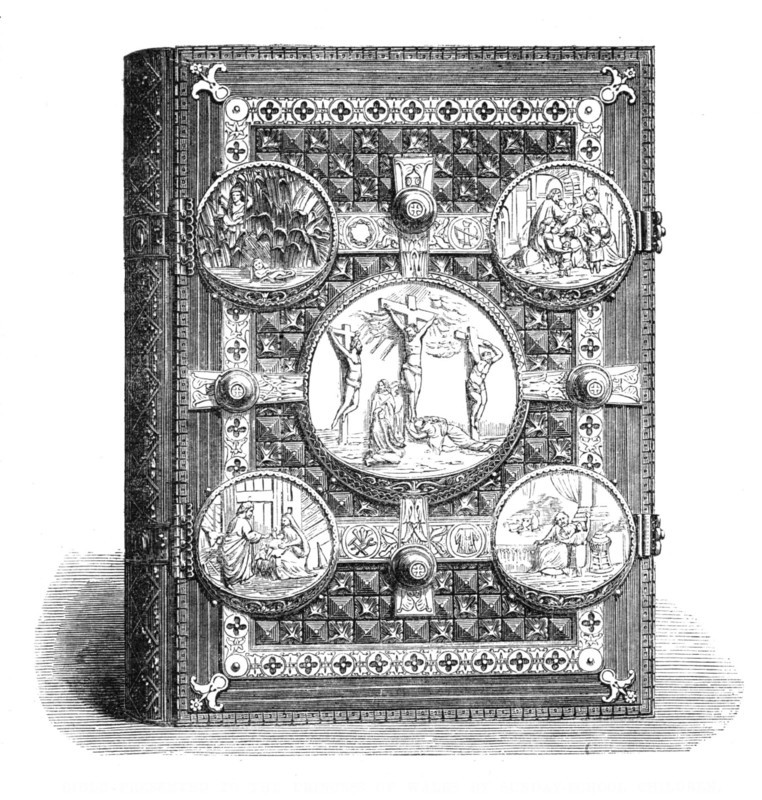Bible presented to the Princess of Wales by Sunday-school children, 1868. Creator: Unknown.