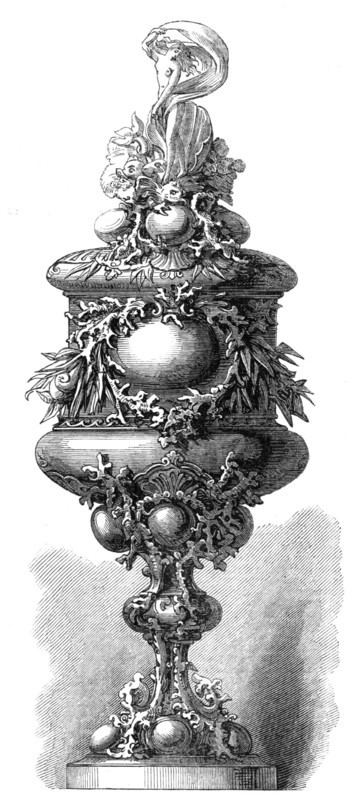 Cup sailed for by the Royal Thames Yacht Club, 1868. Creator: Unknown.