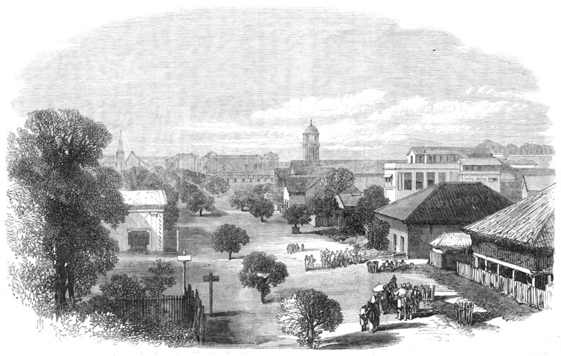 Merchant-Street, Rangoon, British Burmah, 1869. Creator: Unknown.