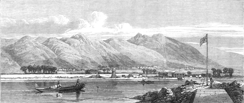 Opening of the Inland Sea Ports of Japan:...foreign settlement conceded at Hiogo, near Osaca, 1868. Creator: Unknown.