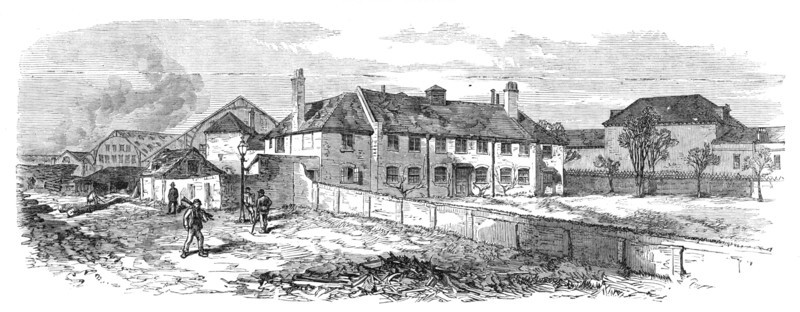 Pension office, Deptford Dockyard, 1869. Creator: Unknown.
