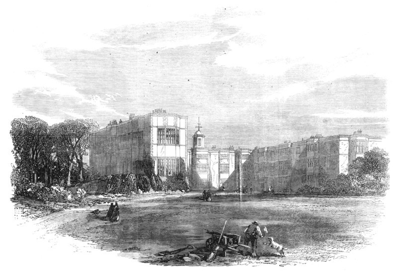 Templenewsam, near Leeds, residence of H. C. Meynell Ingram...visited by the Prince of Wales, 1868. Creator: Unknown.