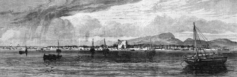 The Abyssinian Expedition: Berbereh, on the coast of Africa, opposite Aden, 1868. Creator: Unknown.
