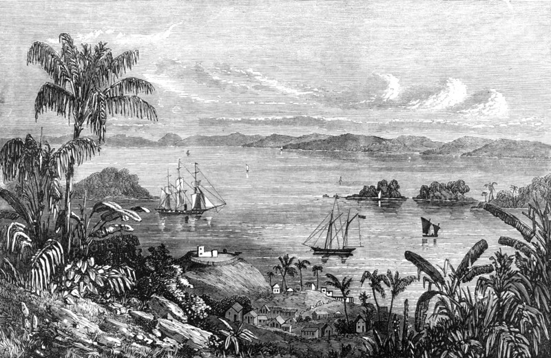 The Bay of Samana, St. Domingo, lately purchased by the United States, 1868. Creator: Unknown.