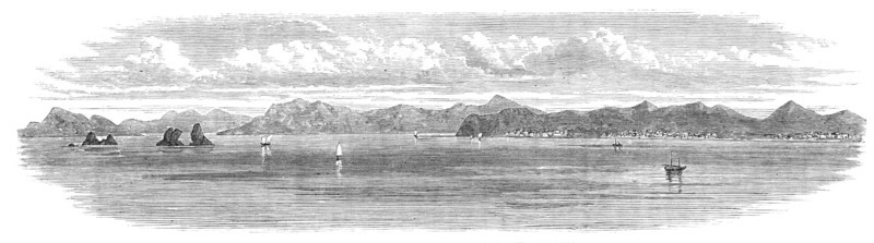 The Inland Sea of Japan: the Bingo Nada, with Yosima Island and Villages, 1868. Creator: Unknown.