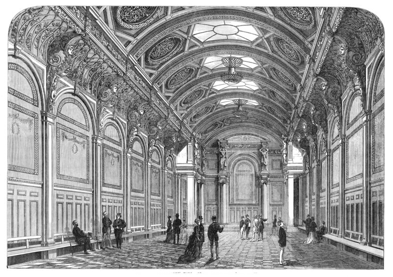 The new Freemasons' Hall, Great Queen-Street, 1869. Creator: Unknown.